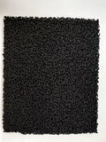 Spherical activated carbon pellet mesh mat, ball carbon filter sheet