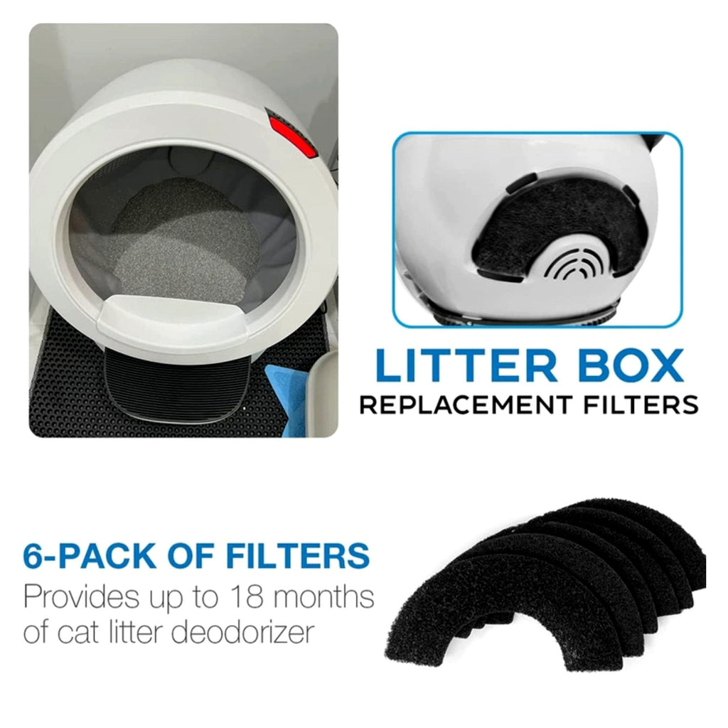 Activated Carbon Cat Litter Box Filter — Odor & Moisture Control (Fits Litter Box Model 4)